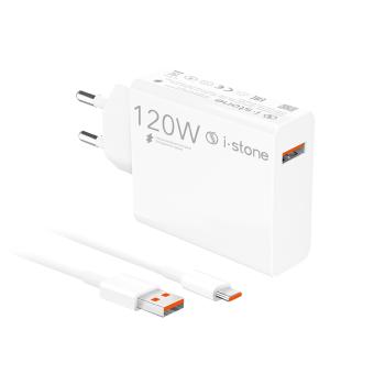 STN120 120W Turbo Şarj Adaptörü + Usb To Type-C Kablo