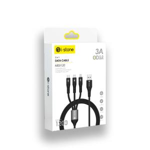 MD3120 3 in 1 Multi Cable  1.2 Metre
