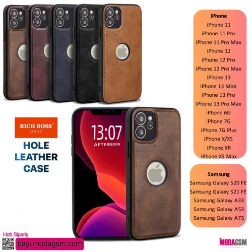 Hole Leather Kılıf Apple iPhone 11 Pro