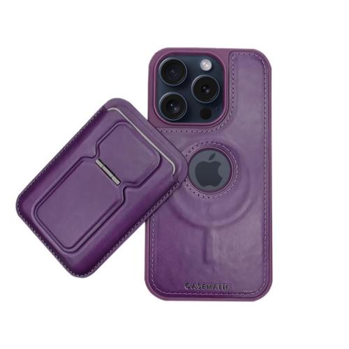 Magnetic Luxury Case + Mıknatıslı Cüzdan Apple iPhone 14 Pro Max